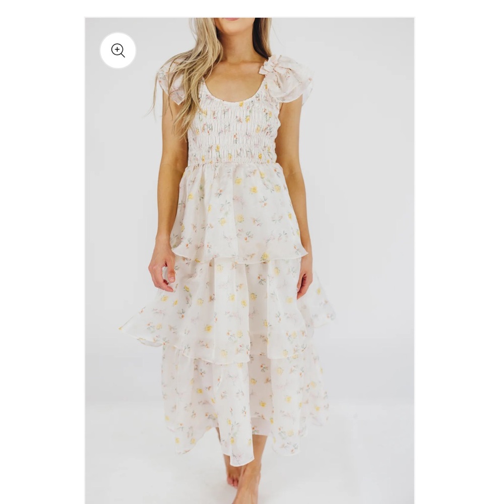 Forever & Always in Tiny Yellow Floral